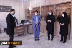 فرایند ثبت نام حضوری دانشجو معلمان جدید الورود۱۳۹۹( ویژه ساکنین مشهد) وبازدید مسئولین 