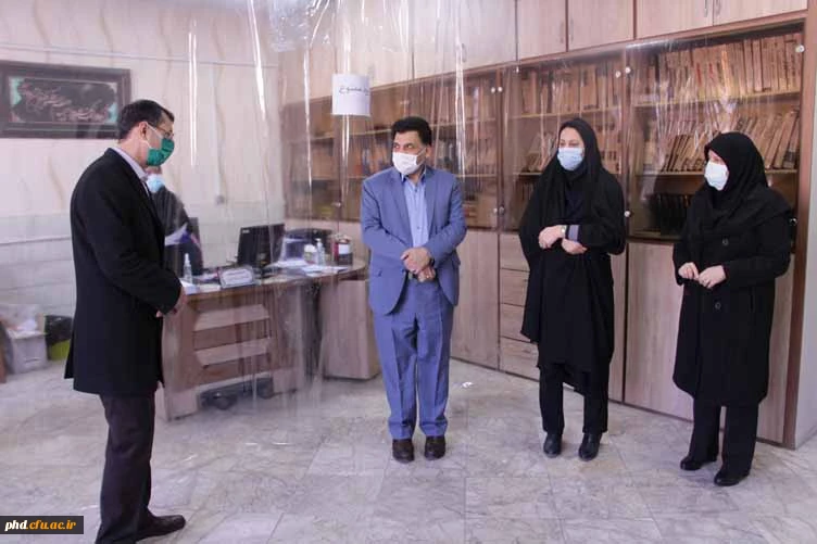 فرایند ثبت نام حضوری دانشجو معلمان جدید الورود۱۳۹۹( ویژه ساکنین مشهد) وبازدید مسئولین 