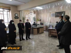 فرایند ثبت نام حضوری دانشجو معلمان جدید الورود۱۳۹۹( ویژه ساکنین مشهد) وبازدید مسئولین 