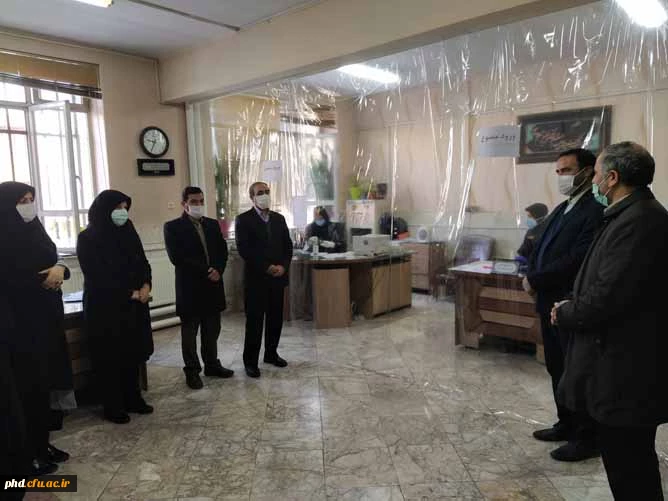 فرایند ثبت نام حضوری دانشجو معلمان جدید الورود۱۳۹۹( ویژه ساکنین مشهد) وبازدید مسئولین 