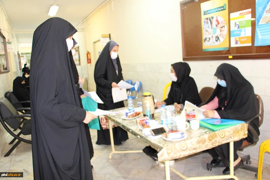 فرایند مصاحبه وگزینش پذیرفته شدگان چندبرابر ظرفیت دانشگاه فرهنگیان ،پردیس شهید هاشمی نژاد وبازدید مسئولین  -مهرماه 99