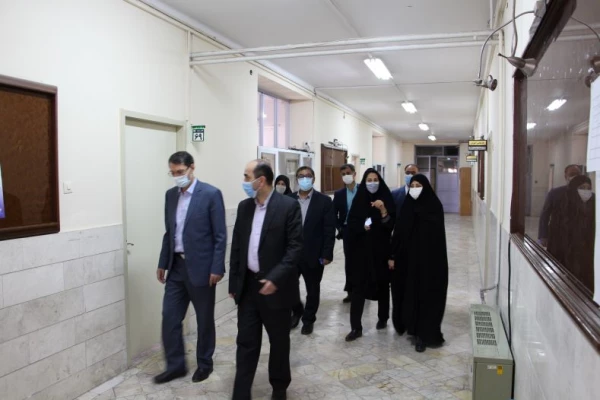 بازدید دکتر انصاری راد معاونت دانشجویی دانشگاه فرهنگیان کشور 