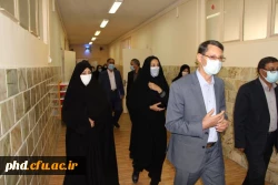 بازدید دکتر انصاری راد معاونت دانشجویی دانشگاه فرهنگیان کشور 