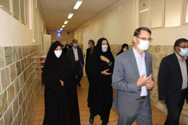 بازدید دکتر انصاری راد معاونت دانشجویی دانشگاه فرهنگیان کشور 