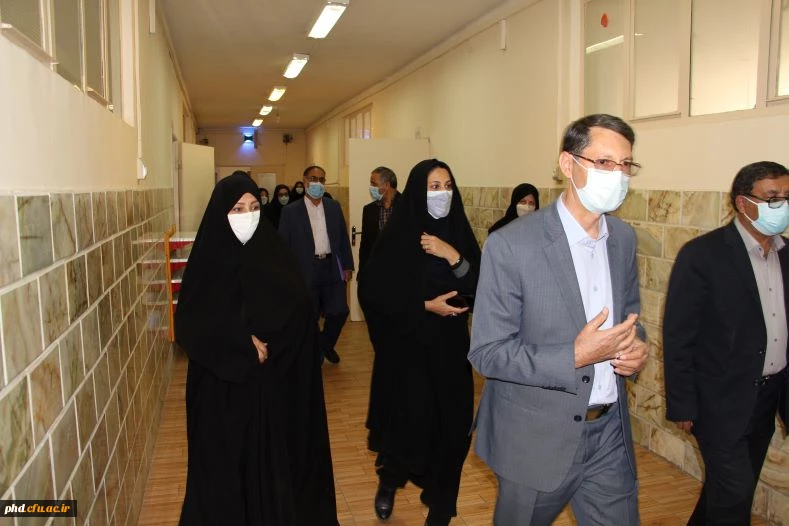 بازدید دکتر انصاری راد معاونت دانشجویی دانشگاه فرهنگیان کشور 