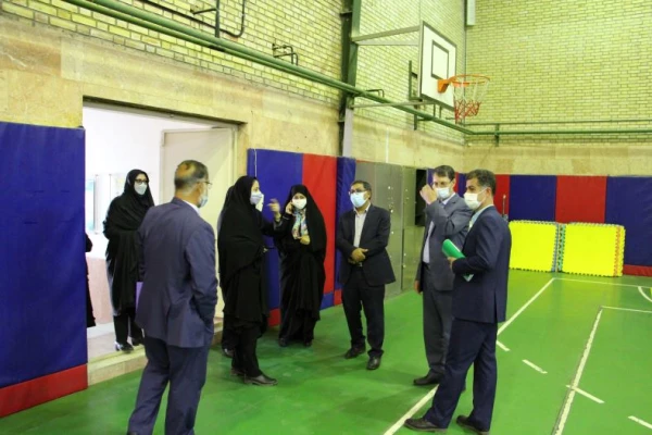 بازدید دکتر انصاری راد معاونت دانشجویی دانشگاه فرهنگیان کشور 