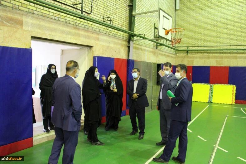 بازدید دکتر انصاری راد معاونت دانشجویی دانشگاه فرهنگیان کشور 