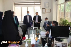 بازدید دکتر انصاری راد معاونت دانشجویی دانشگاه فرهنگیان کشور 