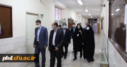 بازدید دکتر انصاری راد معاونت دانشجویی دانشگاه فرهنگیان کشور 