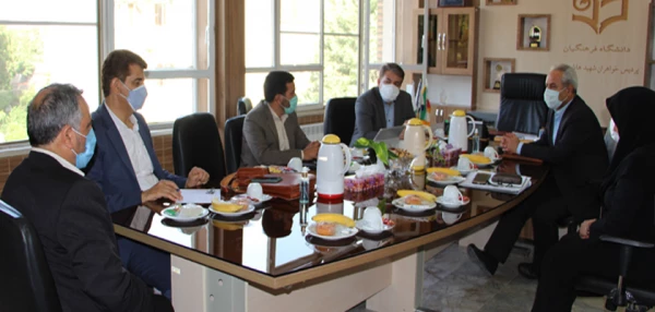 بازدید مدیر کل نظارت و ارزیابی وتعالی سازمانی دانشگاه فرهنگیان کشور از پردیس شهید هاشمی نژاد 2