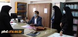 بازدید مدیر کل نظارت و ارزیابی وتعالی سازمانی دانشگاه فرهنگیان کشور از پردیس شهید هاشمی نژاد 3