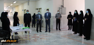 بازدیدریاست دانشگاه فرهنگیان استان

 ازفرایند برگزاری مراحل مصاحبه پذیرفته شدگان مرحله اول دانشگاه فرهنگیان درپردیس شهید هاشمی نژاد