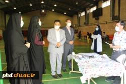 بازدیددکتر محمدی معاونت فرهنگی دانشگاه فرهنگیان از فرایندمصاحبه پذیرفته شدگان مرحله اول آزمون سراسری