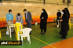 بازدیددکتر محمدی معاونت فرهنگی دانشگاه فرهنگیان از فرایندمصاحبه پذیرفته شدگان مرحله اول آزمون سراسری