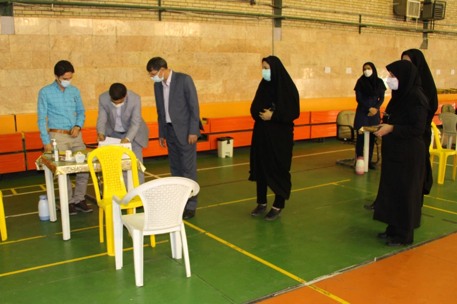 بازدیددکتر محمدی معاونت فرهنگی دانشگاه فرهنگیان از فرایندمصاحبه پذیرفته شدگان مرحله اول آزمون سراسری