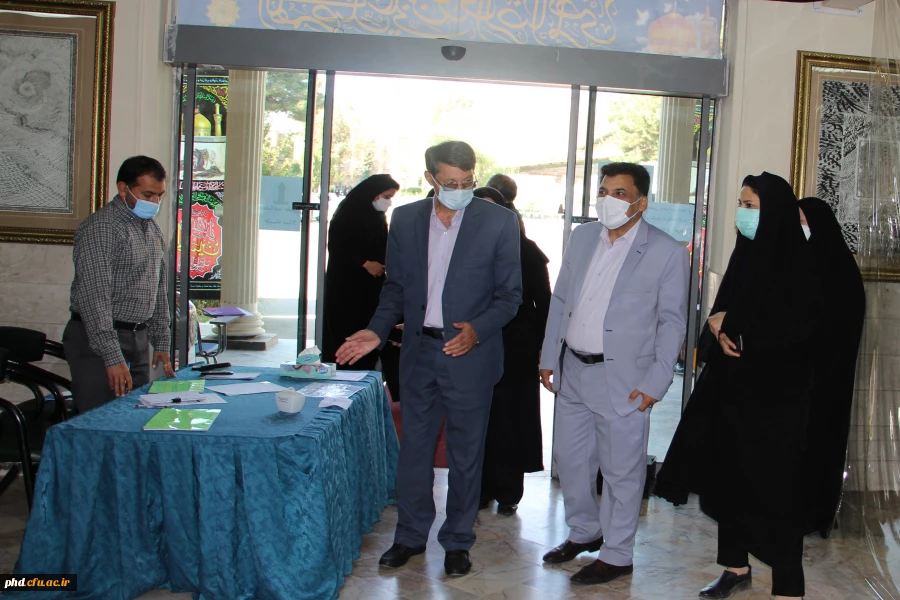 بازدیددکتر محمدی معاونت فرهنگی دانشگاه فرهنگیان از فرایندمصاحبه پذیرفته شدگان مرحله اول آزمون سراسری
