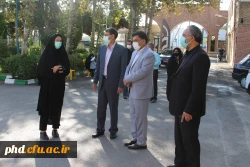 بازدیددکتر محمدی معاونت فرهنگی دانشگاه فرهنگیان از فرایندمصاحبه پذیرفته شدگان مرحله اول آزمون سراسری