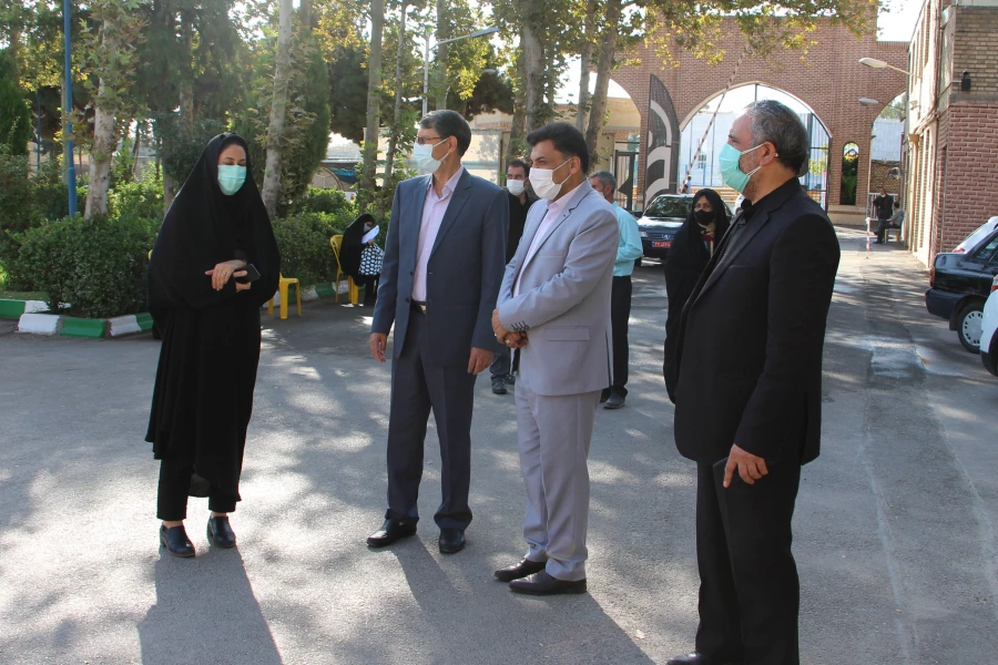 بازدیددکتر محمدی معاونت فرهنگی دانشگاه فرهنگیان از فرایندمصاحبه پذیرفته شدگان مرحله اول آزمون سراسری