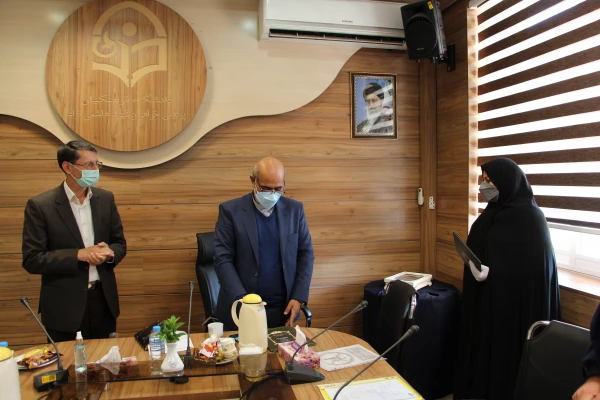 جلسه تودیع و معارفه کارشناس مسئولان امور مالی پردیس 3