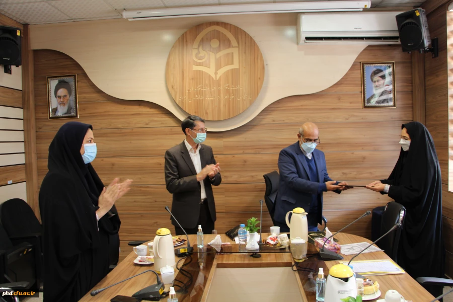 جلسه تودیع و معارفه کارشناس مسئولان امور مالی پردیس 4