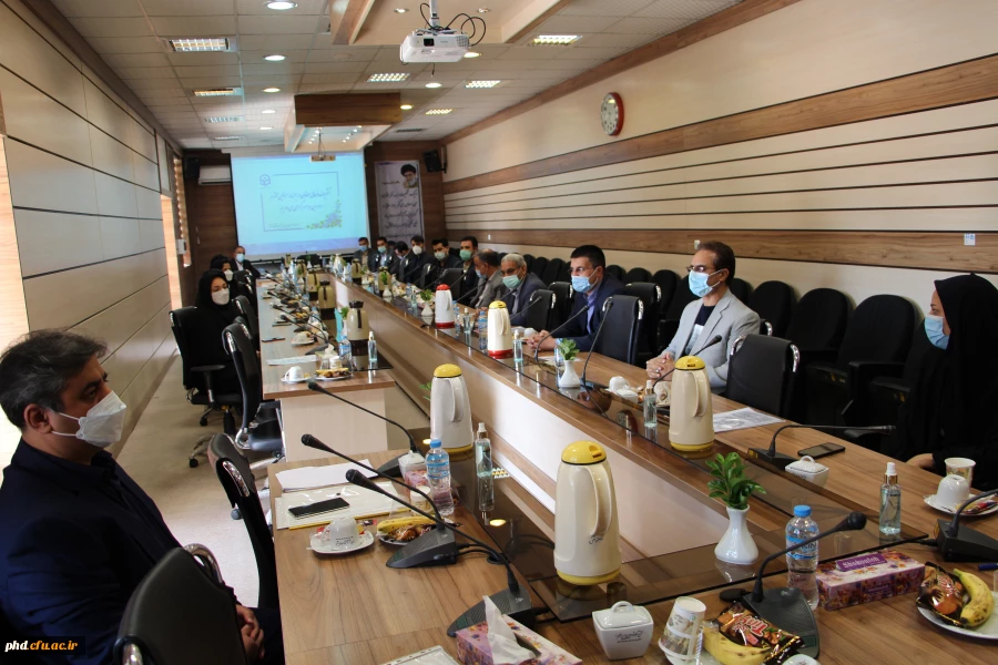 جلسه تودیع و معارفه کارشناس مسئولان امور مالی پردیس 8