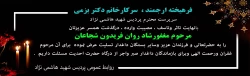 عرض تسلیت به دکتر بزمی  سرپرست پردیس شهید هاشمی نژاد 2