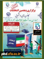 برگراری انتخابات همیاران سلامت جسم و روان- مرکز مشاوره پردیس شهید هاشمی نژاد مشهد.
