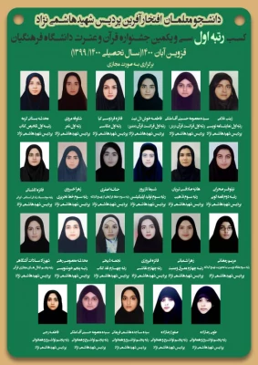 افتخارآفرینان مرحله کشوری سی و یکمین جشنواره قرآن و عترت 2