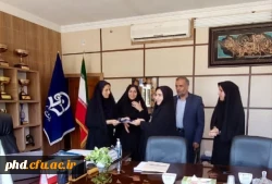 تجلیل و تقدیر ریاست محترم پردیس شهید هاشمی نژاد، دکتر مهناز بزمی از مقام آوران سی و دومین جشنواره کشوری قرآن و عترت 5