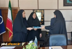 تجلیل و تقدیر ریاست محترم پردیس شهید هاشمی نژاد، دکتر مهناز بزمی از مقام آوران سی و دومین جشنواره کشوری قرآن و عترت 5