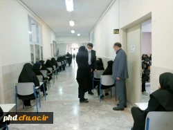 بازدید دکتر احمدی مدیر کل نظارت و ارزیابی دانشگاه فرهنگیان کشور از فرآیند برگزاری آزمون جامع مهارت آموزان و امتحانات پایان ترم پردیس شهید هاشمی نژاد 3