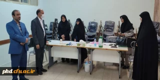 بازدیددکتر دیمه کار مدیریت دانشگاه فرهنگیان استان خراسان رضوی ازفر ایند مصاحبه داوطلبین استخدام اموزش وپروش(ماده ۲۸) 
