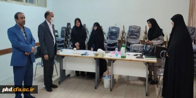 بازدیددکتر دیمه کار مدیریت دانشگاه فرهنگیان استان خراسان رضوی ازفر ایند مصاحبه داوطلبین استخدام اموزش وپروش(ماده ۲۸) 
