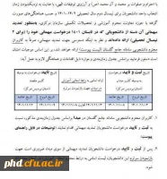 درخواست تمدید میهمانی در ترم دوم سال 1402_1401 