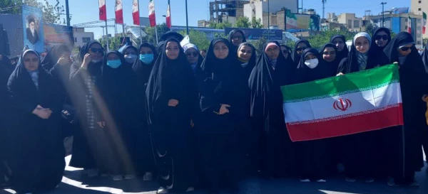 حضور پرشور مسئولین،کارکنان و دانشجو معلمان پردیس شهید هاشمی نژاد و مرکز آموزش عالی تابعه در راهپیمایی روز قدس 2