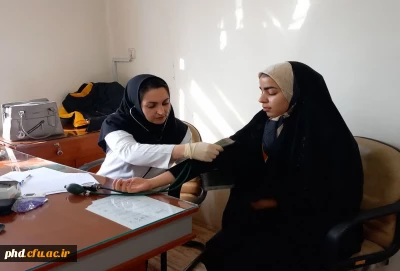 اجرای پویش ملی غربالگری دیابت و فشار خون در پردیس شهید هاشمی نژاد