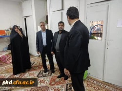 بازدید سرزده ریاست دانشگاه فرهنگیان از مرکز شهیدکامیاب مشهد 3
