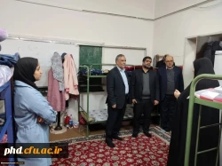 بازدید سرزده ریاست دانشگاه فرهنگیان از مرکز شهیدکامیاب مشهد 4