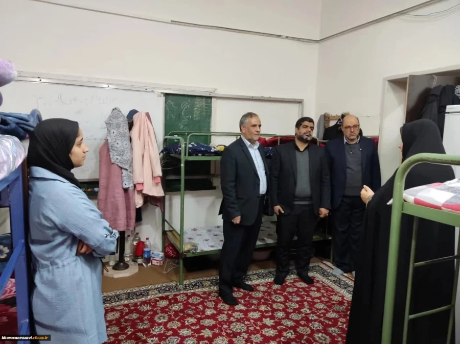 بازدید سرزده ریاست دانشگاه فرهنگیان از مرکز شهیدکامیاب مشهد 4