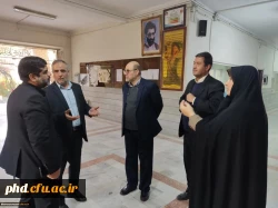 بازدید سرزده ریاست دانشگاه فرهنگیان از مرکز شهیدکامیاب مشهد 6