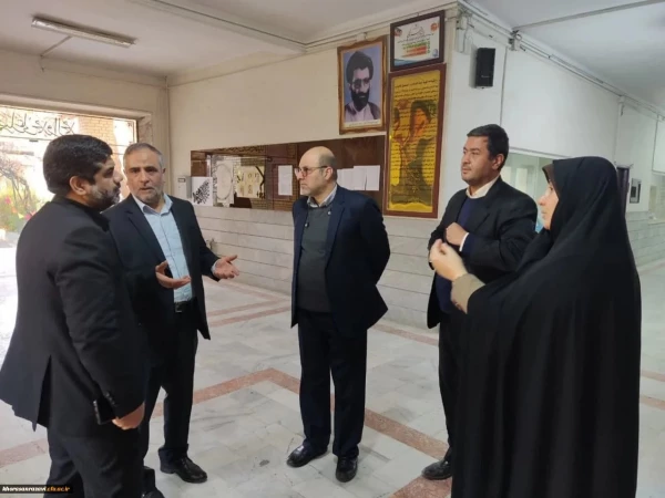 بازدید سرزده ریاست دانشگاه فرهنگیان از مرکز شهیدکامیاب مشهد 6