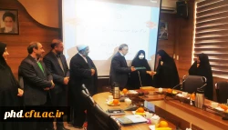 مراسم معارفه سرپرست معاونت توسعه منابع و امور دانشجویی پردیس شهید هاشمی نژاد برگزارشد. 2