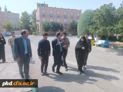 بازدید دکتر مروتی معاونت توسعه و منابع انسانی دانشگاه فرهنگیان از پردیس شهید هاشمی نژاد و مرکز ثامن الحجج (ع) 
 2