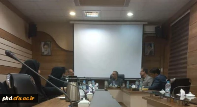 برگزاری جلسه با خیرنیک اندیش مهندس مروج به منظور فراهم نمودن مقدمات احداث سرای دانشجویی جدید