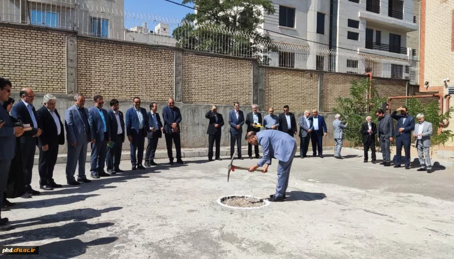 کلنگ احداث سرای دانشجویی پردیس شهید هاشمی نژاد بر زمین زده شد 2