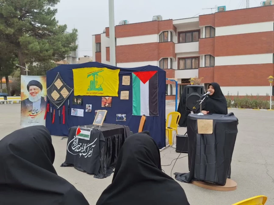 برگزاری مراسم بزرگداشت شهید سید حسن نصرالله در پردیس شهید هاشمی نژاد ومراکز آموزش عالی تابعه 6