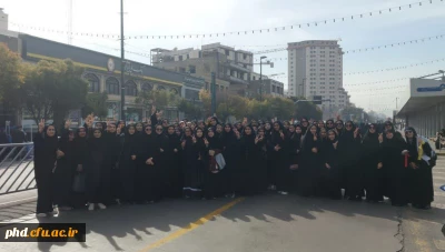 حضور انقلابی و پرشور مسئولین و دانشجومعلمان پردیس شهید هاشمی نژاد مشهد و مراکز آموزش عالی تابعه در راهپیمایی ۱۳ آبان