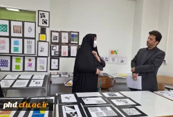 رگزاری ژوژمان هنری  رشته آموزش هنر درس مبانی هنر های تجسمی1، استاد جواد نکونام، و درس نقاشی1، استاد غلامرضا خلیلی 4