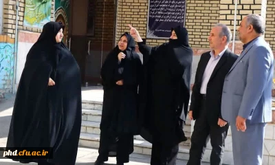بازدید مجتبی حیدری معاونت توسعه و منابع دانشگاه از پردیس شهید هاشمی نژاد 
