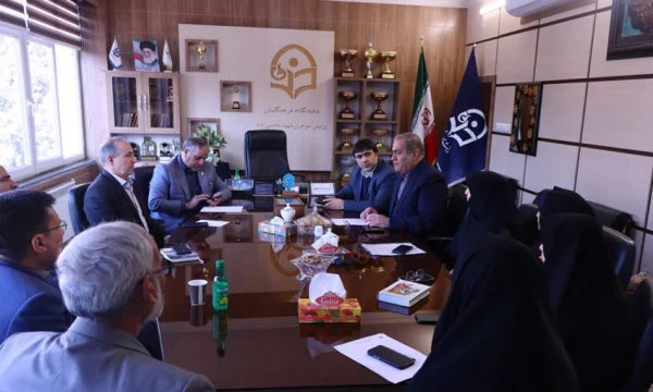 انعقاد تفاهم نامه  ساخت سرای دانشجویی  با حضور نماینده خانواده خیر نیک اندیش مرحوم حاج حسین شکرریز  3